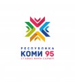 Официальный логотип празднования 95-летия образования Республики Коми