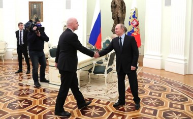 Владимир Путин встретился с президентом FIFA Джанни Инфантино