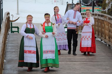 В новогодние каникулы туристы из России посетили Финно-угорский этнопарк