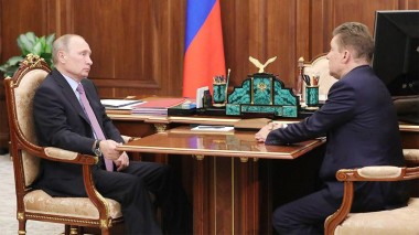 Глава Газпрома отчитался перед Путиным по газификации России