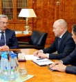 Глава региона встретился с новым генеральным директором компании Газпром добыча Краснодар А. Корякиным